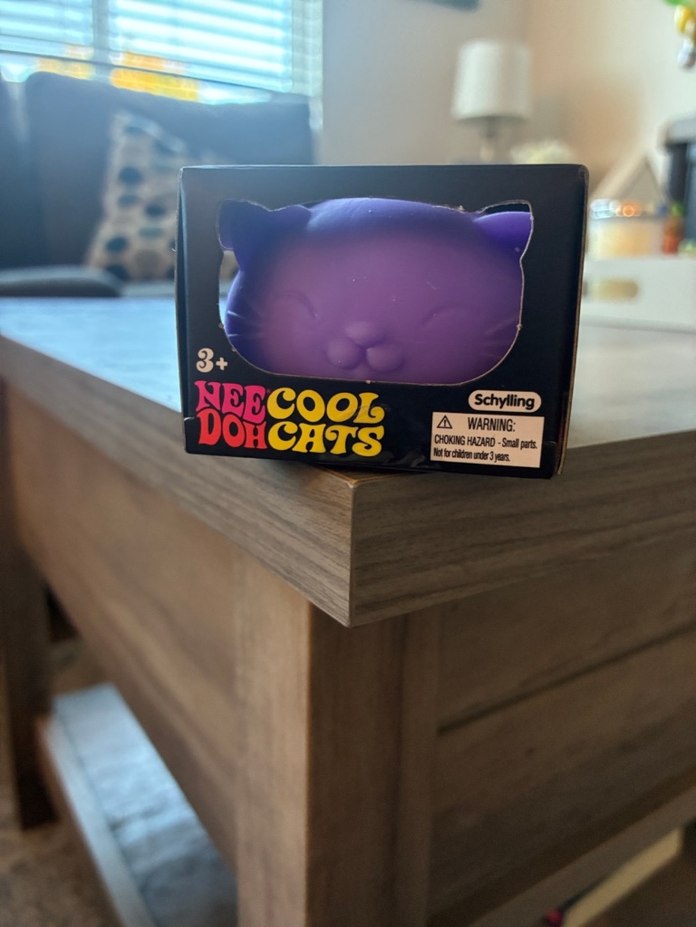 Squeeze NeeDoh Cool Cats Purple Cat Stress Toy